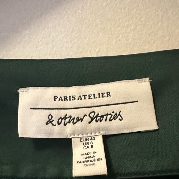 Lovely green viscose long sleeved dress - Picture 5 of 5